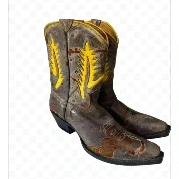 Johnny Ringo distressed boots clarh - Picture 1 of 8